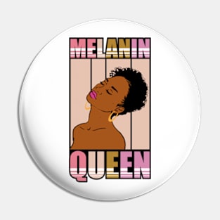 Black American Woman. Black Beauty, Melanin Queen Pin