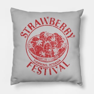 Hawkins Strawberry Festival 1986 Pillow