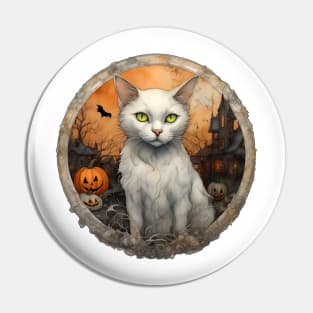 Halloween Cat Pin