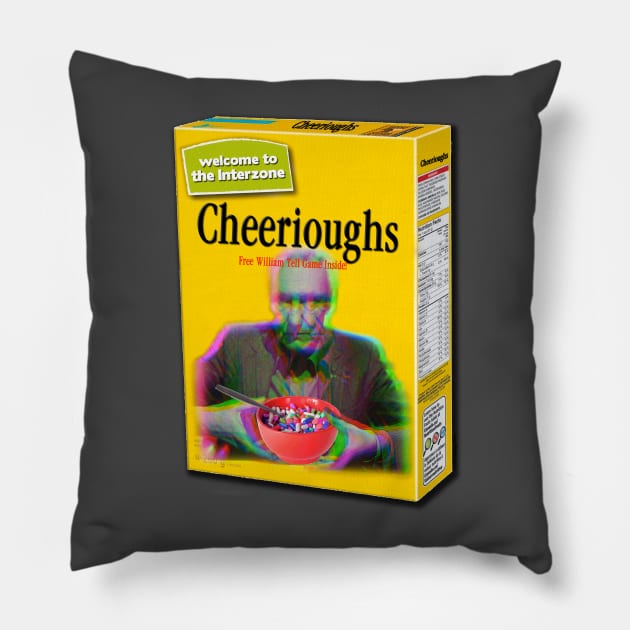 Burroughs Cereal Pillow by chilangopride