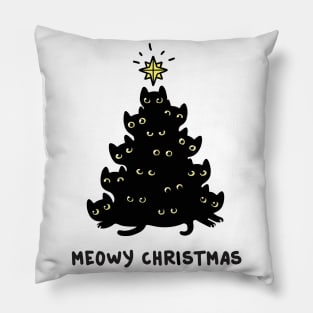 Meowy christmas Pillow