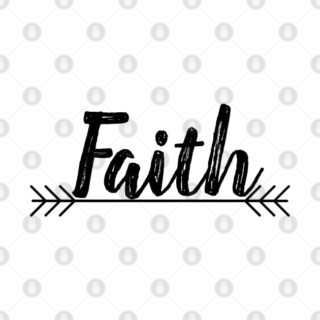 Faith - Christian by ChristianShirtsStudios