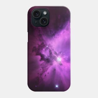 Bright Purple Nebula Space & Stars Phone Case