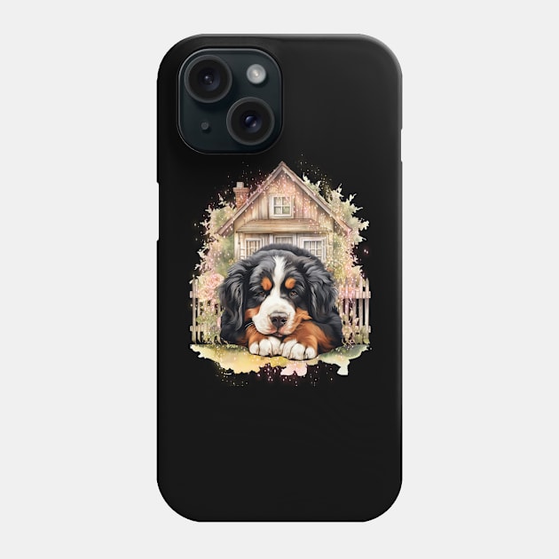 Dog - Bernese Mountain Phone Case by KEWDesign