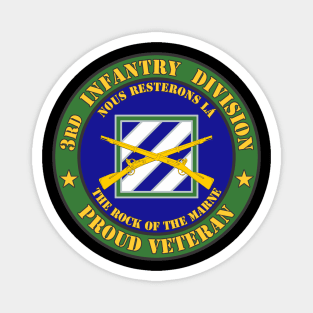 3rd Infantry Division Veteran Magnet