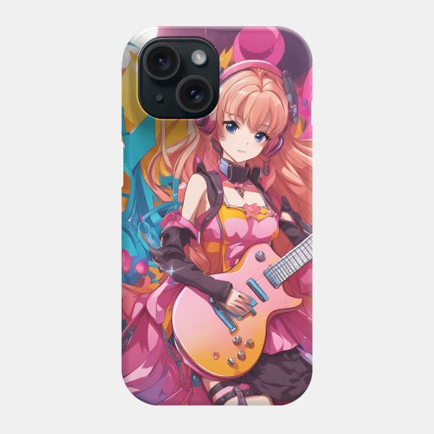 SoundScapes of Anime Phone Case by animegirlnft