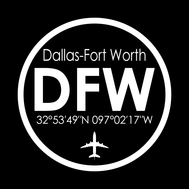 DFW, Dallas/Fort Worth International Airport by Fly Buy Wear