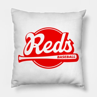 Reds Up to Bat Pillow