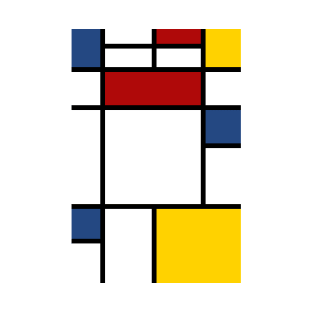 Mondrian Art by Revived.Arts