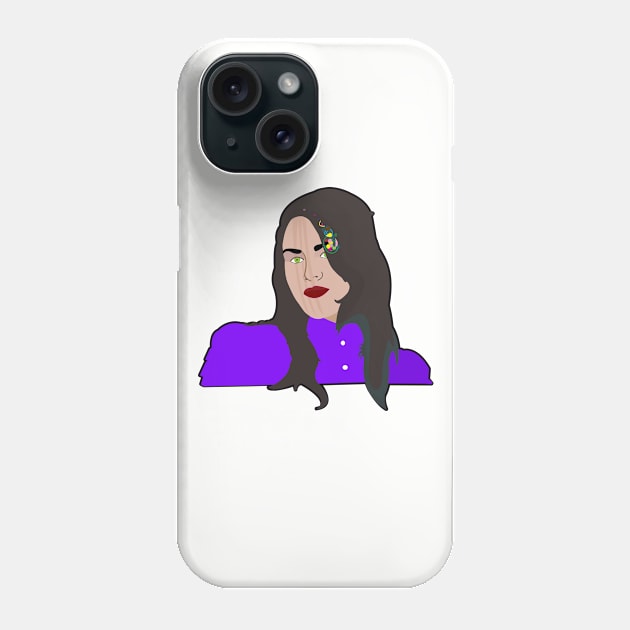 Beautiful Woman and Scarface Phone Case by momomoma