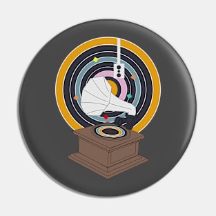 Vinyl and gramophone Pin