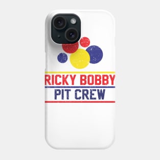 Ricky Bobby Pit Crew (Rough Distressed Texture) Phone Case