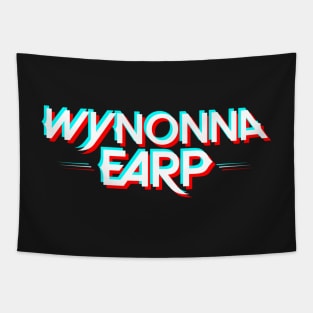 Wynonna Earp Logo Glitch Tapestry