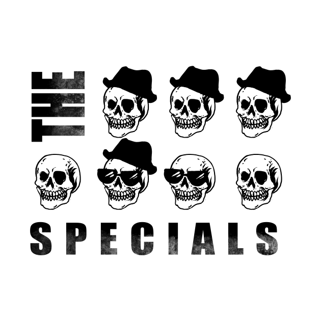 The Specials skulls illustration design by ROCKHOPPER