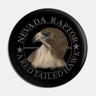 Nevada Raptor - The Red Tailed Hawk Pin