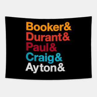 Phoenix Suns & Roster CE Colors 23 Tapestry
