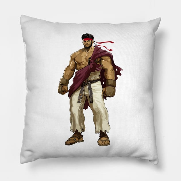 Ryu - Street Fighter 6 Pillow by peculiarbutcute