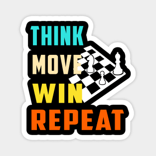 Funny Chess Player Board Game - Chess Play Steps Magnet