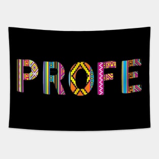 Spanish Teacher T-Shirt Profe Hispanic Latino Tee Tapestry