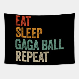 Gaga Ball Game Lover - Eat Sleep Gaga Ball Repeat Tapestry