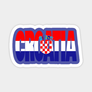 Croatia flag stencil Magnet