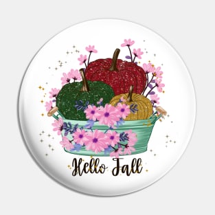 Hello Fall Pin