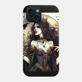 The vampire black queen Phone Case