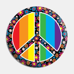 BE PROUD OF YOUR COLORS/PRIDE/LGBTQ+/PEACE/LOVE/LOVEISLOVE Pin