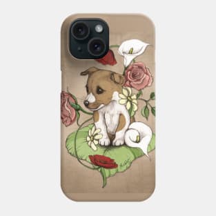 Puppy Posie Phone Case