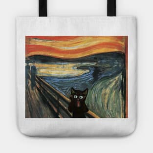 The Scream from Black Cat Mashup Tote