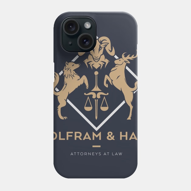 Wolfram And Hart Phone Case by MitchLudwig