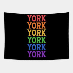 YORK COLORFUL CITY Tapestry