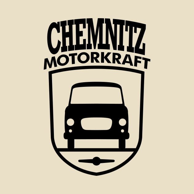 Barkas B1000 Motorkraft Chemnitz coat of arms (black) by GetThatCar