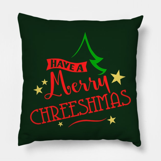 Merry Chreeshmas Pillow by Blended Designs