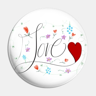 Blossoming Love Pin