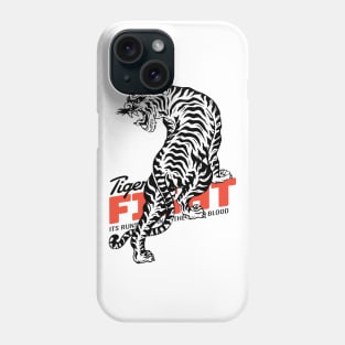 Muay Thai Kickboxing Tiger The Art of Fighting Phone Case