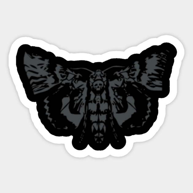 Skull Moth Tumblr Adesivo Teepublic It The site owner hides the web page description. teepublic