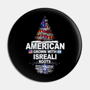 Christmas Tree  American Grown With Isreali Roots - Gift for Isreali From Israel Pin