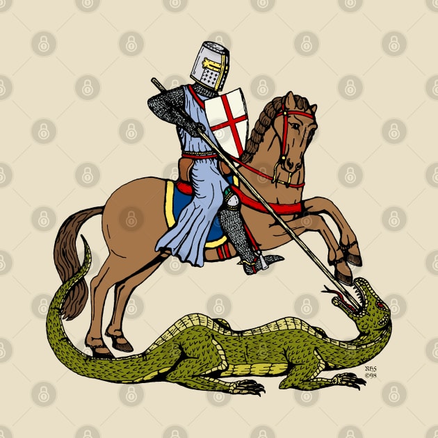 13th Century Saint George by AzureLionProductions