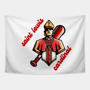 Unofficially Unlicensed Tees - saint lewis cardinal Tapestry