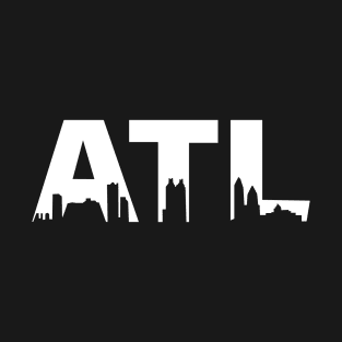 ATL White Skyline T-Shirt