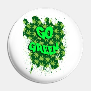 Go Green Pin