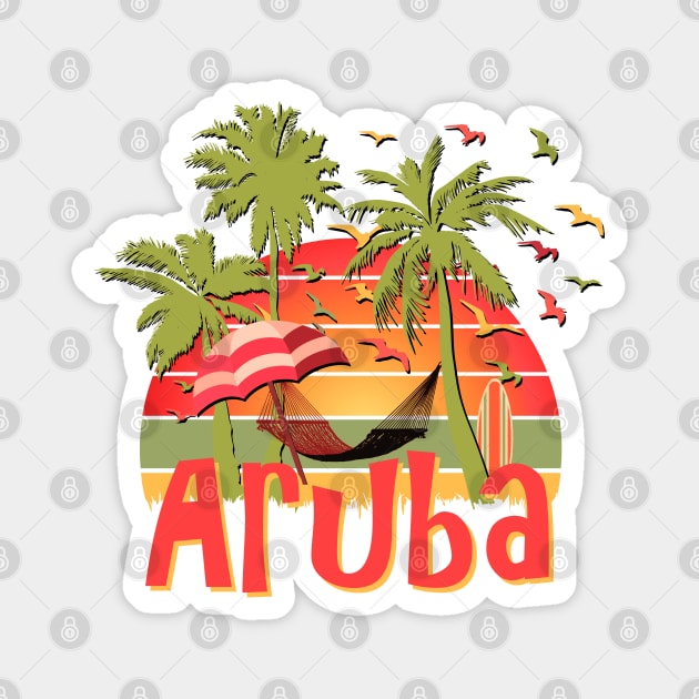 Aruba Magnet by Nerd_art