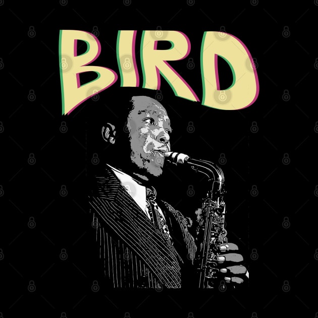 Charlie Parker // Retro by Mandegraph