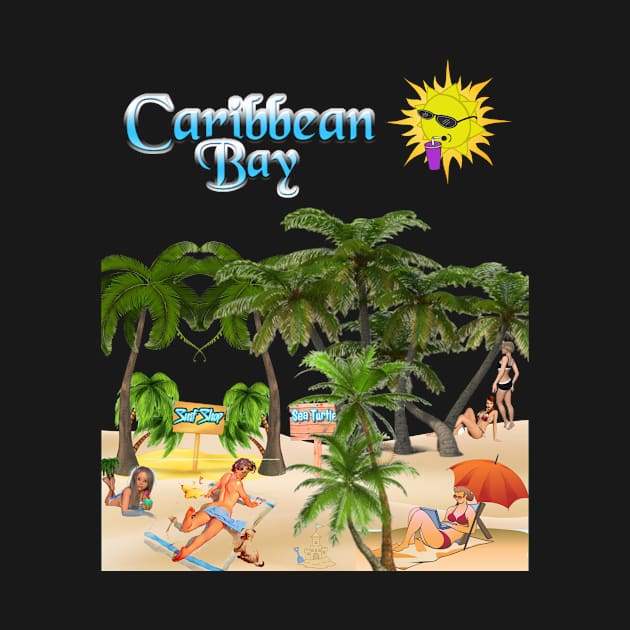 Caribbean Bay by MckinleyArt