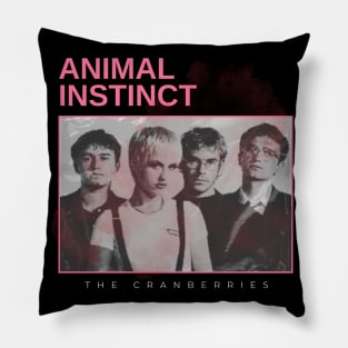 animal instinct - vintage minimalism Pillow