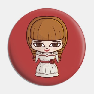 ANNABELLE THE HAUNTED DOLL CHIBI Pin