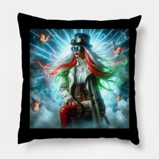 Steampunk Girls Pillow