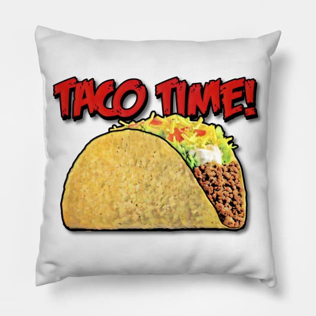 Taco Time Pillow by ImpArtbyTorg