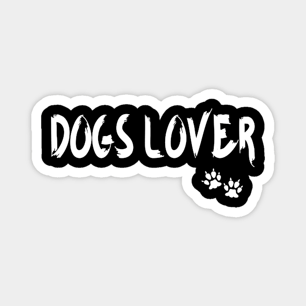 dogs lover Magnet by Gigart